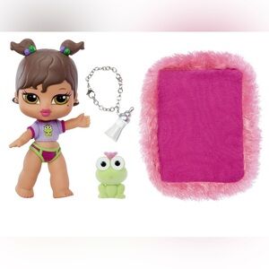 Bratz Babyz Yasmin Collectible Fashion Doll with Real Fashions and Pet